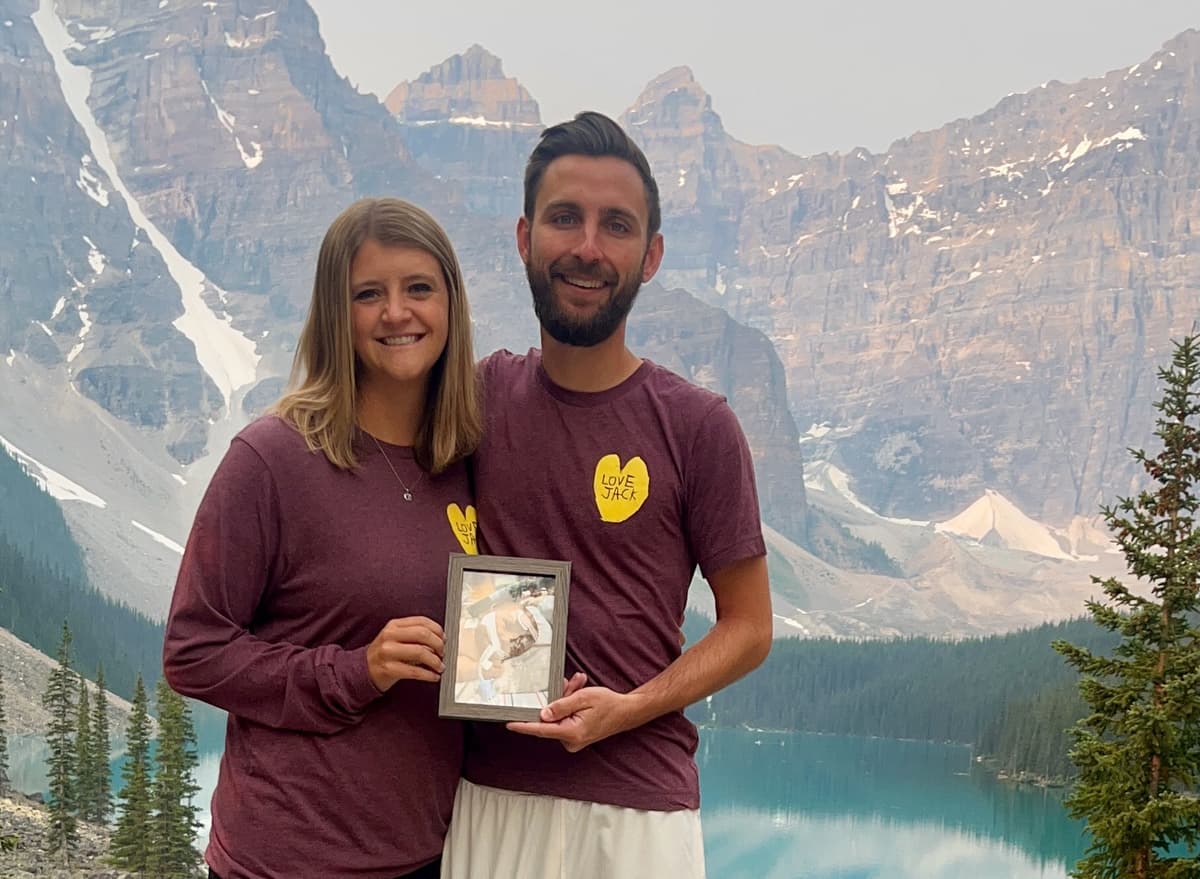 Love Jack shirt with framed photo of Jack